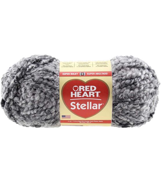 Red Heart Stellar Comet Knitting /& Crochet Yarn